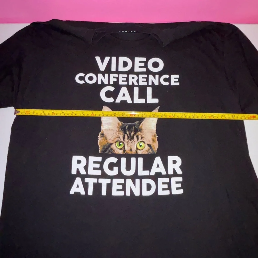 MAD Engine Black Cat Video Conference T-Shirt